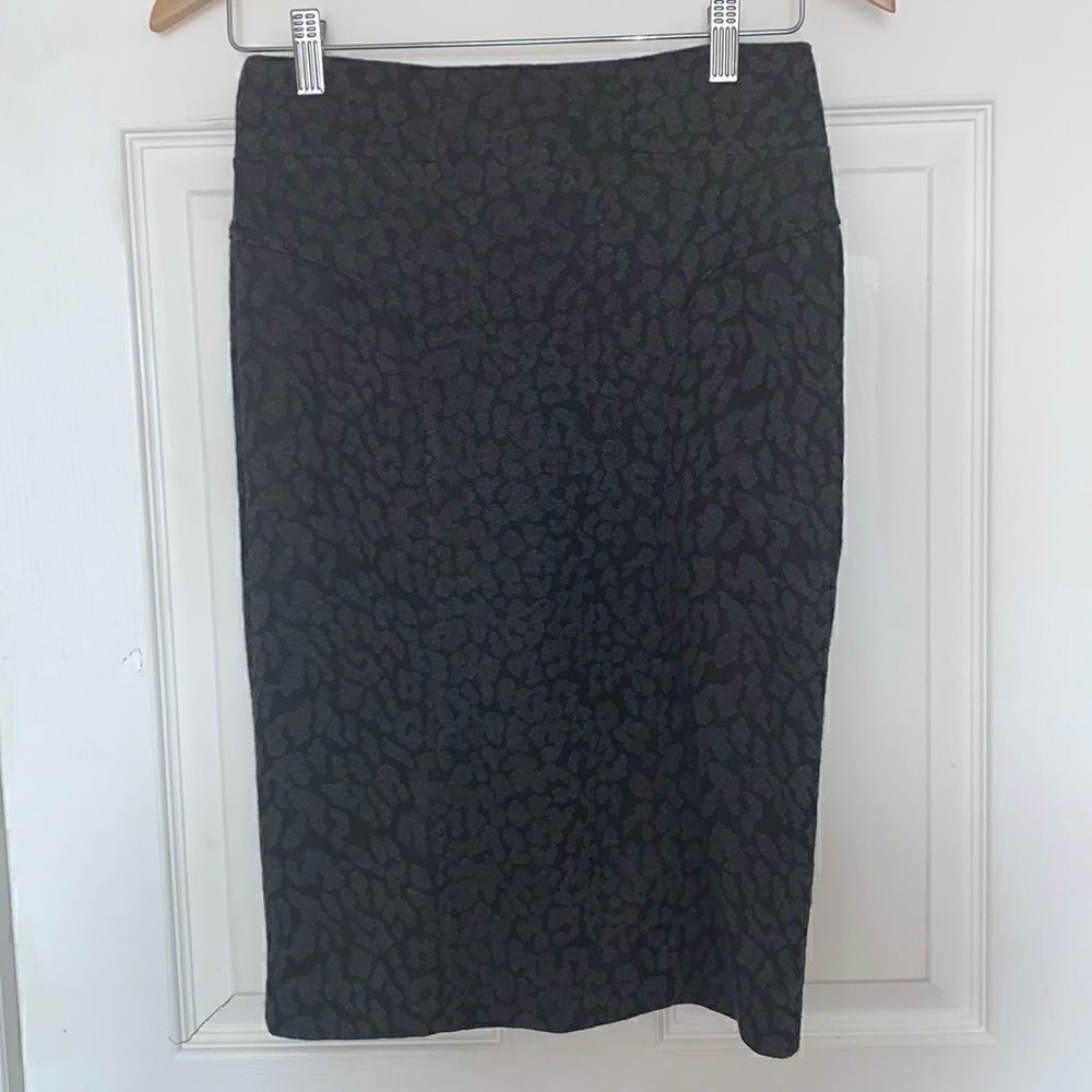 Ny&co black cheetah pencil skirt